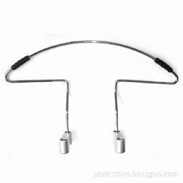 Car Coat Hanger for Traveling Business People on the Move, Made of Chrome-plated Steel